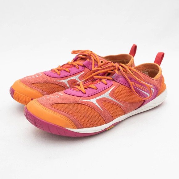 Merrell Shoes - Merrell Women's Dash Glove Orange Barberry Lightweight Sneaker Size 9.5